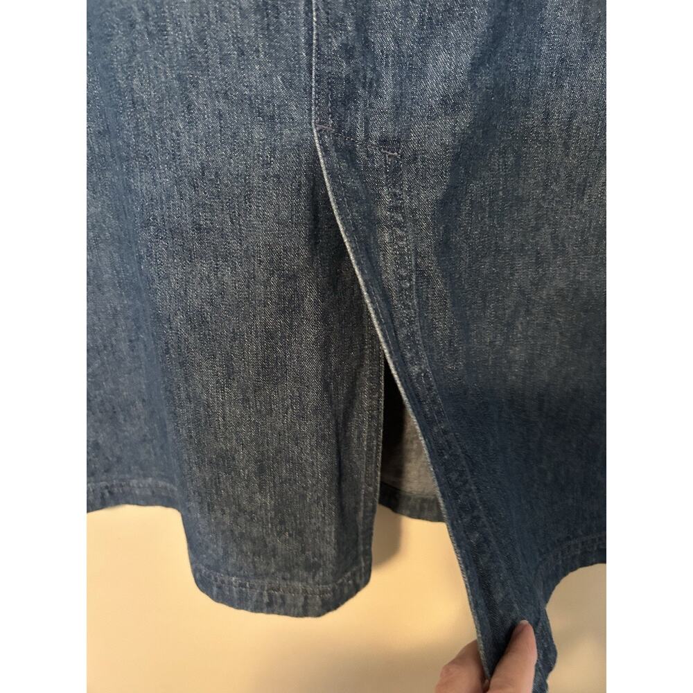 Cabelas Casual Long Denim Skirt Womens 20R - Picture 6 of 9